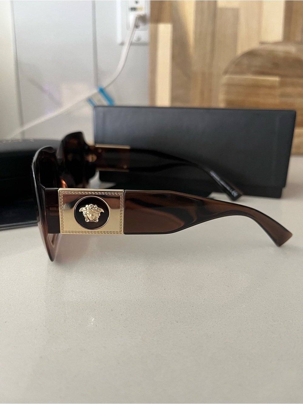 Versace Brown Sunglasses